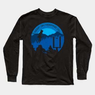 Zip-line - night Long Sleeve T-Shirt